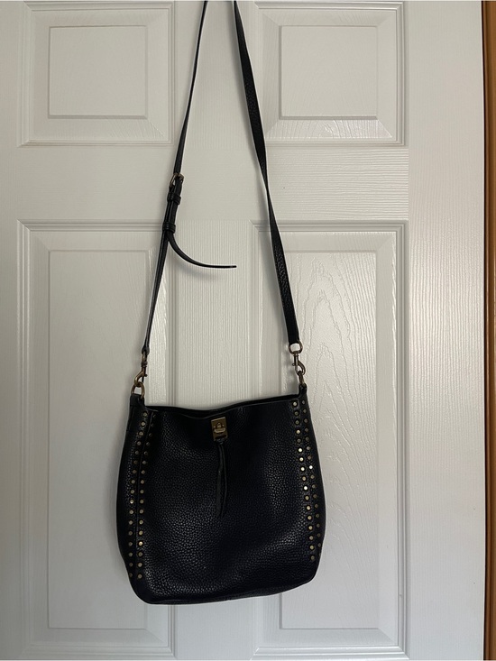 Rebecca Minkoff Handbags - Rebecca Minkoff Black Studded Leather Crossbody Shoulder Bag